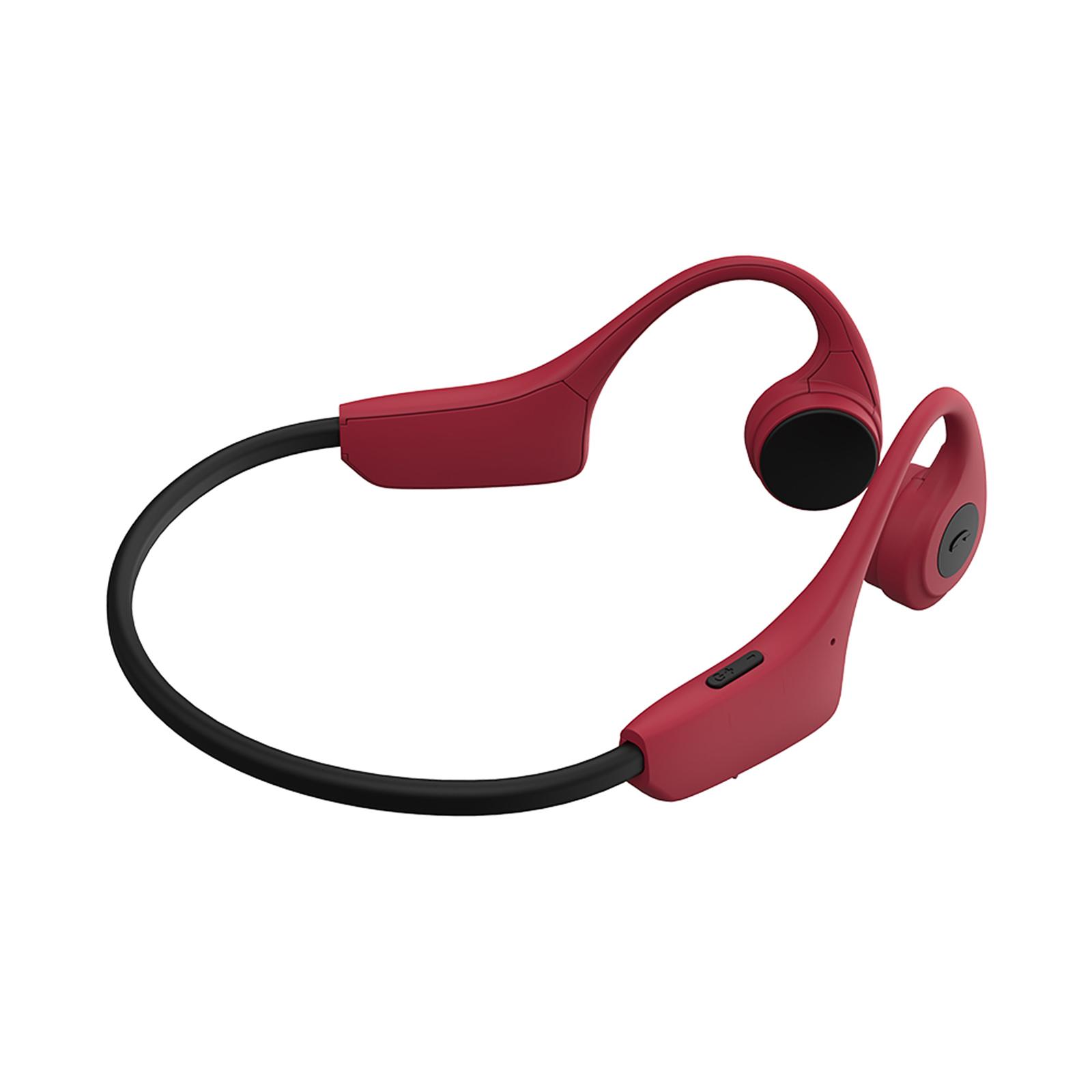 Tai nghe Bluetooth 5.0 kiểu dáng xương không dây 8GB có micrô cho điện thoại thông minh máy tính bảng H10 Bone Conduction Headset