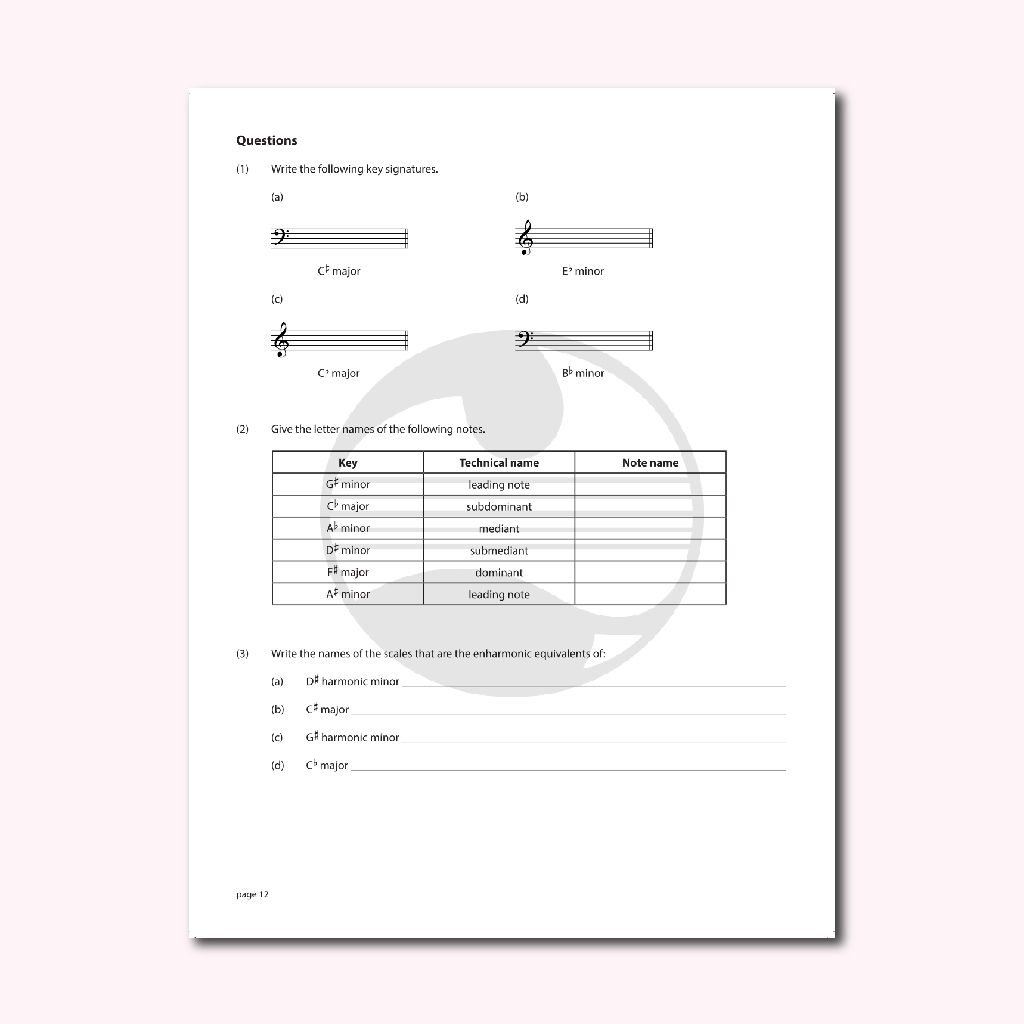 AMEB Theory of Music Grade 5 - Integrated Course and Workbook