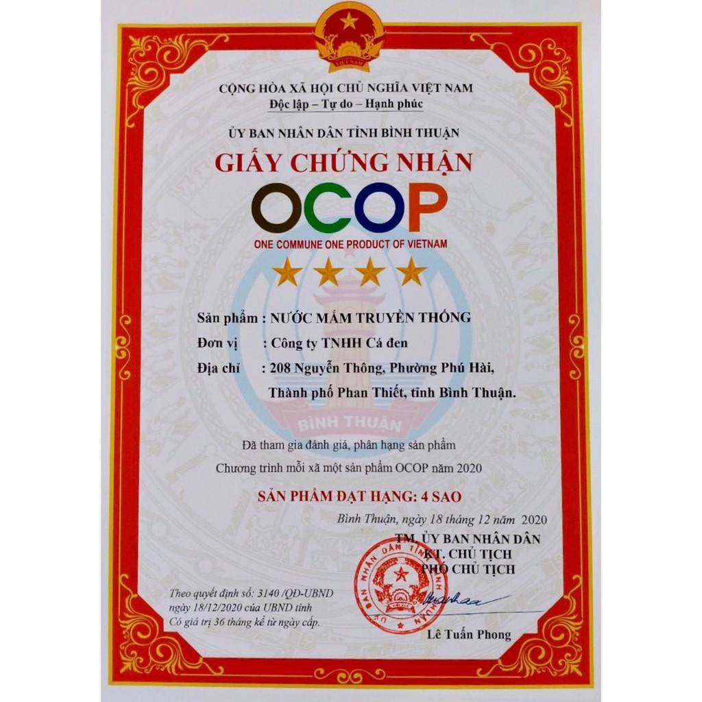 Chai Nước Mắm Nguyên Chất Hạng 1 250ml