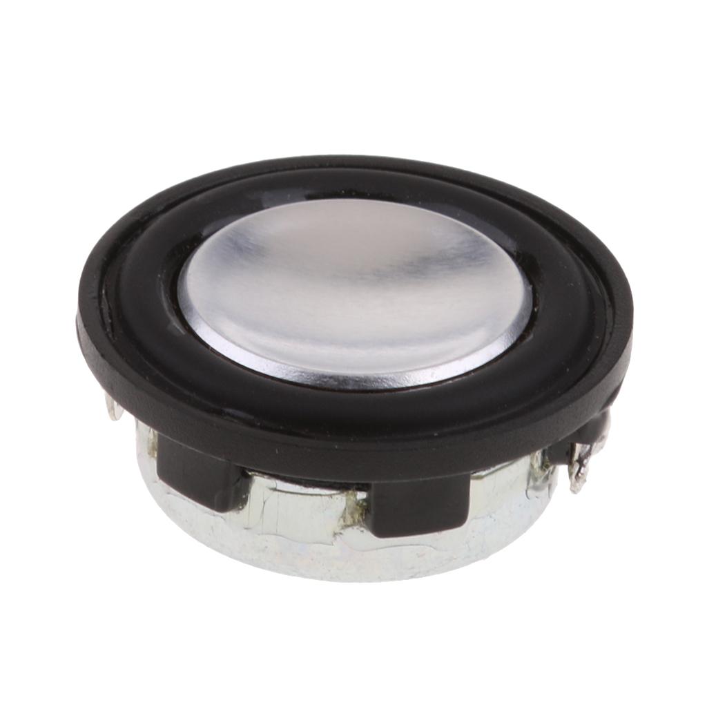 4X DIY 28mm Mini Stereo Audio Speaker Full-range DIY Loudspeaker Hifi Black