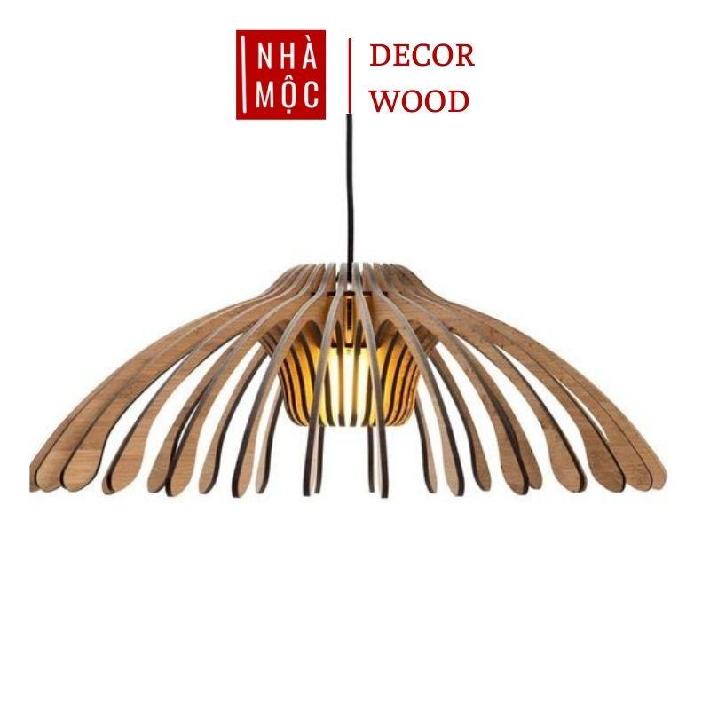 Đèn gỗ thả trần trang trí mẫu TT70