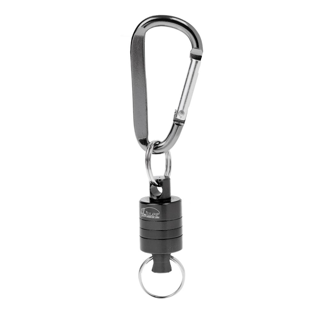 Magnetic Fly Landing Net Release Net Holder Net Fishing Net Release Gray