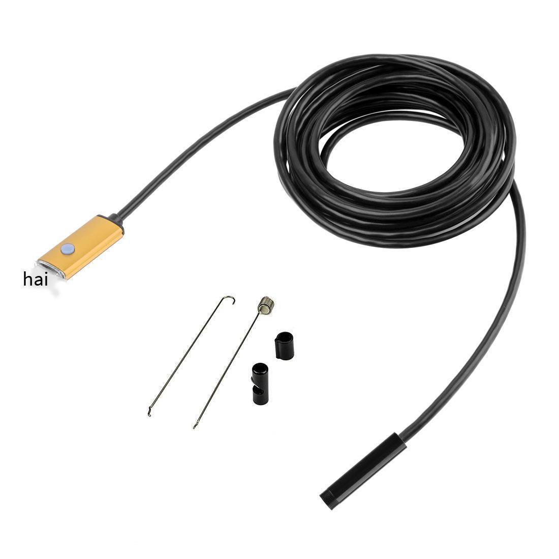 Điện thoại di động 8 mm chống nước độ nét cao hai trong một giá thấp nhất Máy nội soi Android phát hiện công nghiệp 2 mét Máy nội soi máy tính điện thoại di động