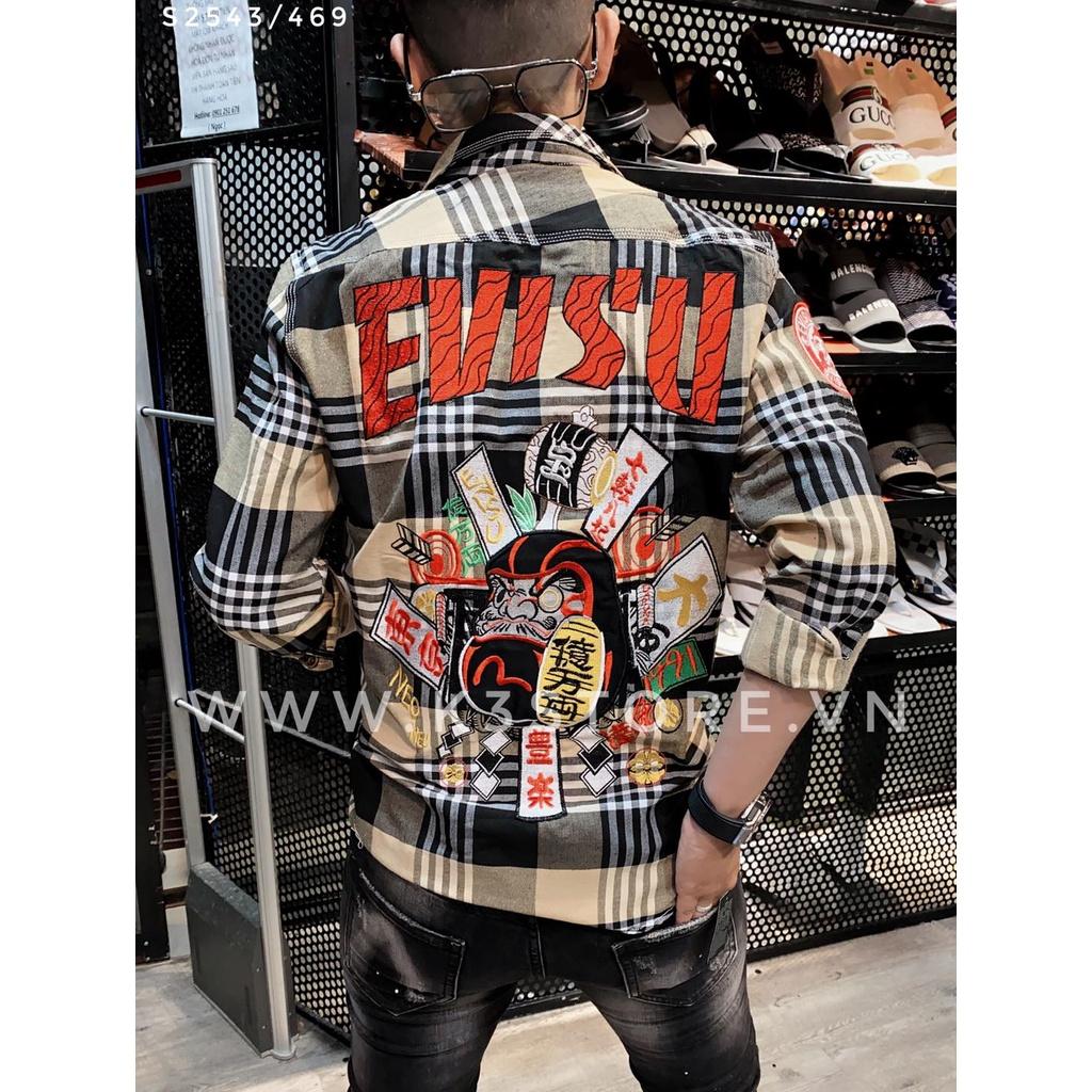Áo Sơ Mi Evisu New Tay Dài Vải Nỉ Caro Mềm Mát Hình In Siêu Đẹp Phong Cách Cá Tính Hot Trend Mới Hazomicom Mua Sắm Trực Tuyến Số #36 Áo Sơ Mi Evisu New Tay Dài Vải Nỉ Caro Mềm Mát Hình In Siêu Đẹp Phong Cách Cá Tính Hot Trend Mới Hazomicom Mua Sắm Trực Tuyến Số