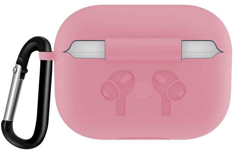 Hình ảnh Bao Case Silicon Dành Cho Tai Nghe Apple Airpods Pro Có Móc Khóa