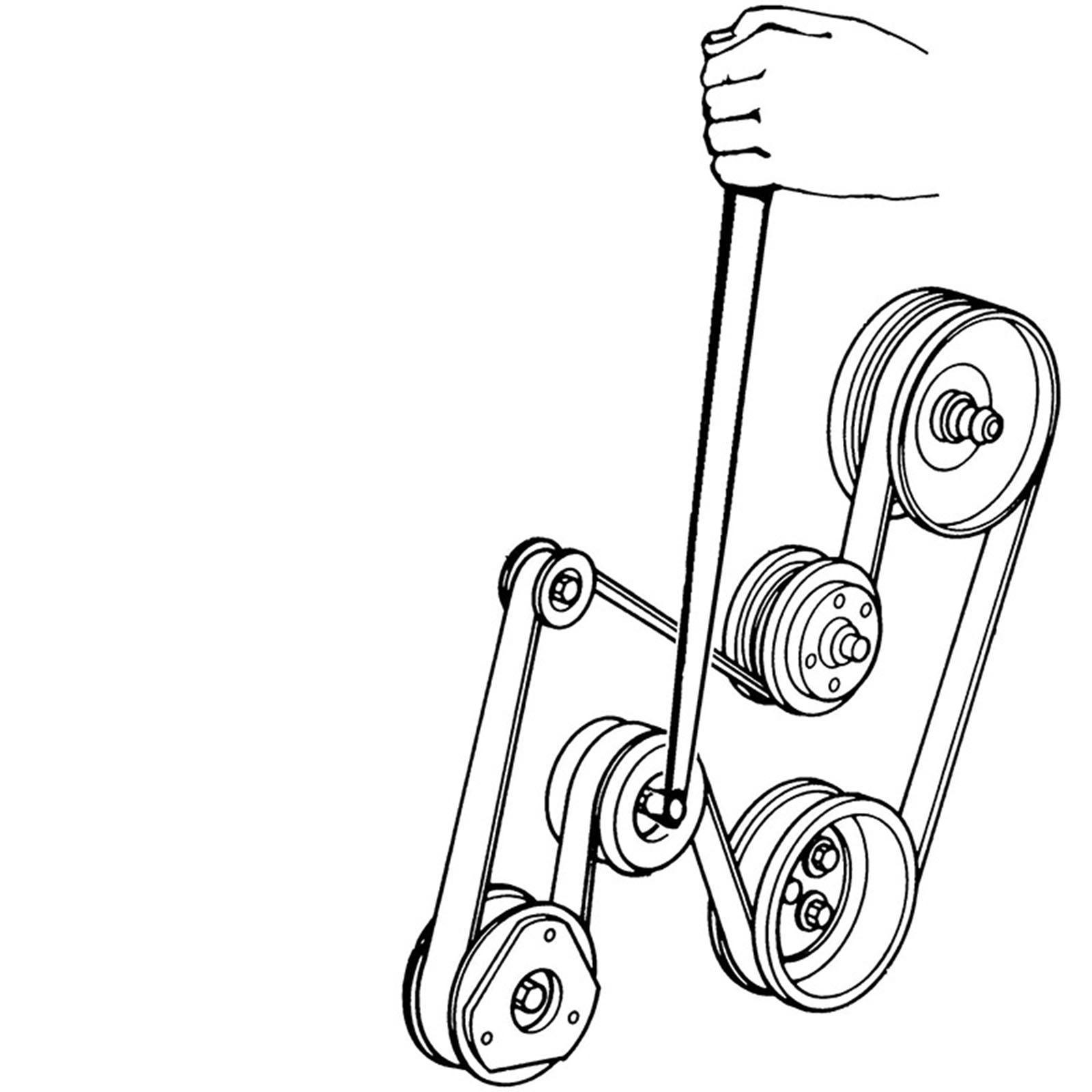 Timing Belt Tension Setting Tool Wrench Sockets 3/8inch 1/2inch Drive Adjust