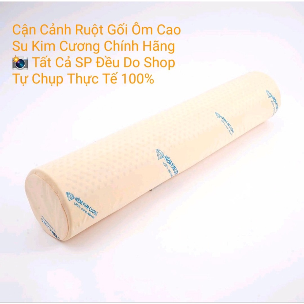 Gối ôm cao su thiên nhiên Kim Cương - Hàng cao cấp Chính Hãng 100%, độ bền cao, mẫu mới nhất