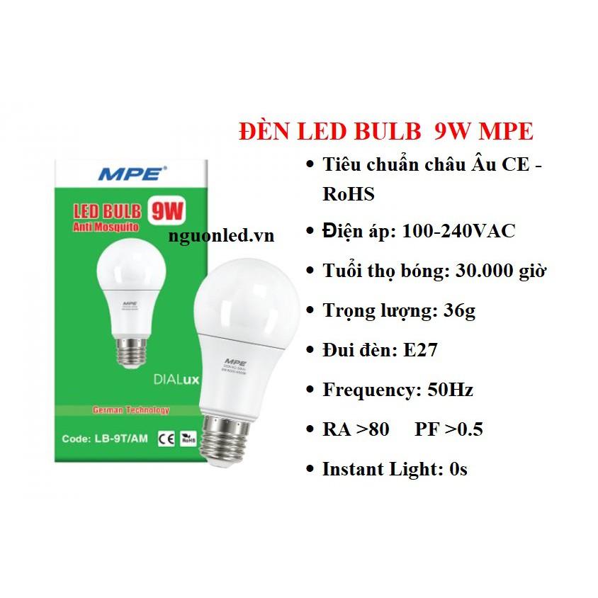 Đèn led bulb 9W/ 5W/ 3W tròn- ánh sáng trắng mpe, giá tốt, (NÊN MUA), chất lượng, uy tín, tiết kiệm điện năng