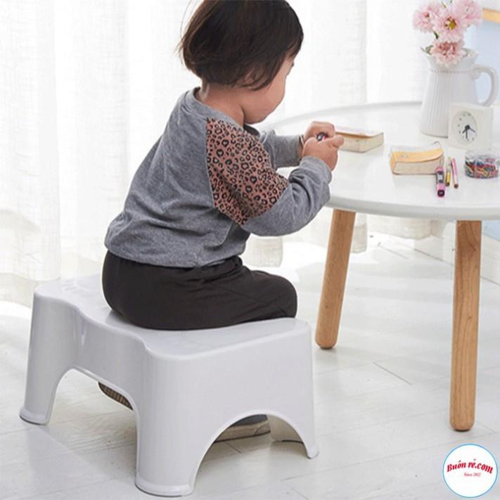 Ghế Nhựa Kê Chân Toilet , Bồn Cầu Khi Đi Vệ Sinh chống táo bón SONG LONG 00275