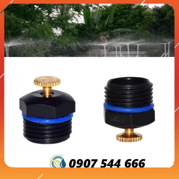 Bộ 10 béc phun mưa tưới cây chỉnh lưu lượng ren 21 206790