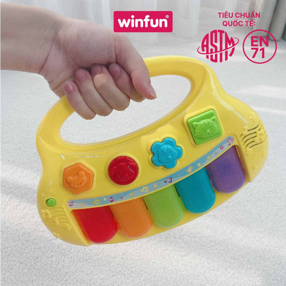 Đàn Organ có đèn nhạc và tiếng kêu động vật Winfun 2007 cho bé vừa học vừa chơi