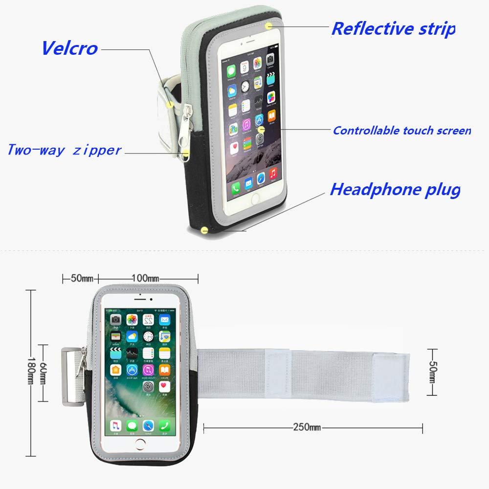 Băng tay thể thao, áo khoác đeo tay cổ tay điện thoại thông minh điện thoại di động 6,2 inch