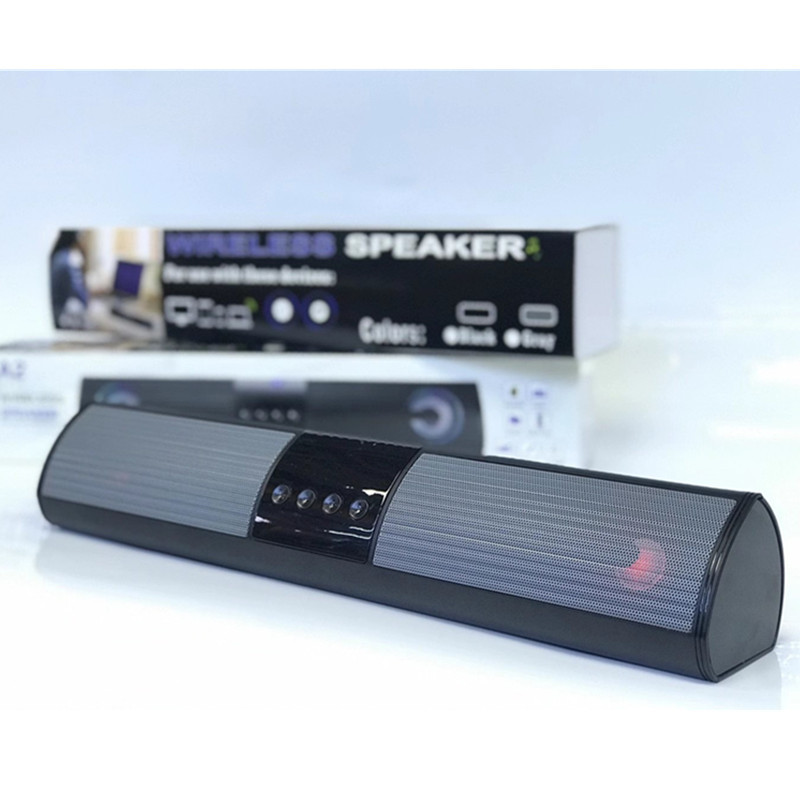 Loa Bluetooth FLOVEME Speaker A2 Dáng Dài 2 Cực Đỉnh, Kiểu Dáng Sang Trọng Hỗ Trợ Thẻ Nhớ, Đài FM, Sạc Usb - Hàng chính hãng