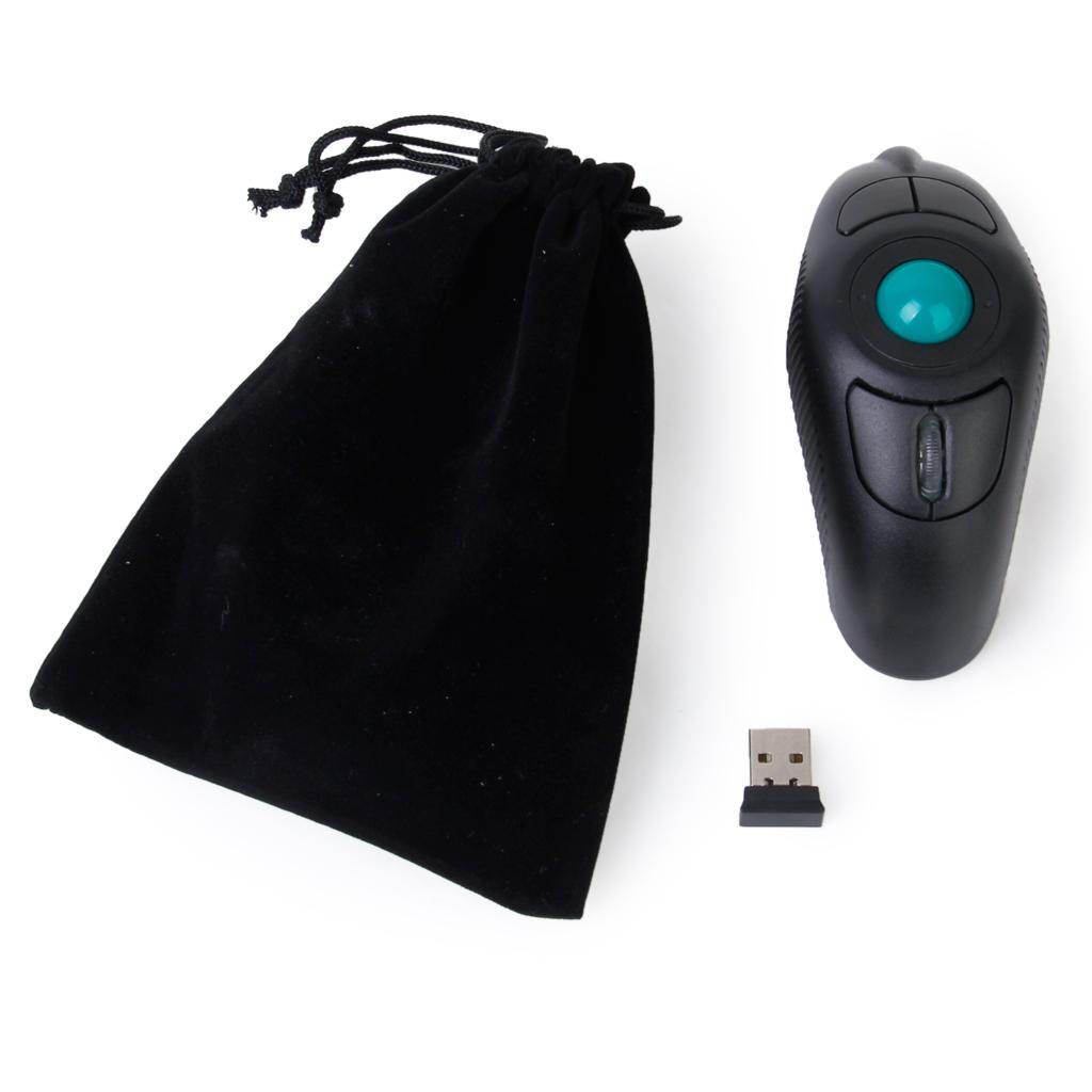 10M USB Handheld Wireless Optical Trackball Mice Mouse