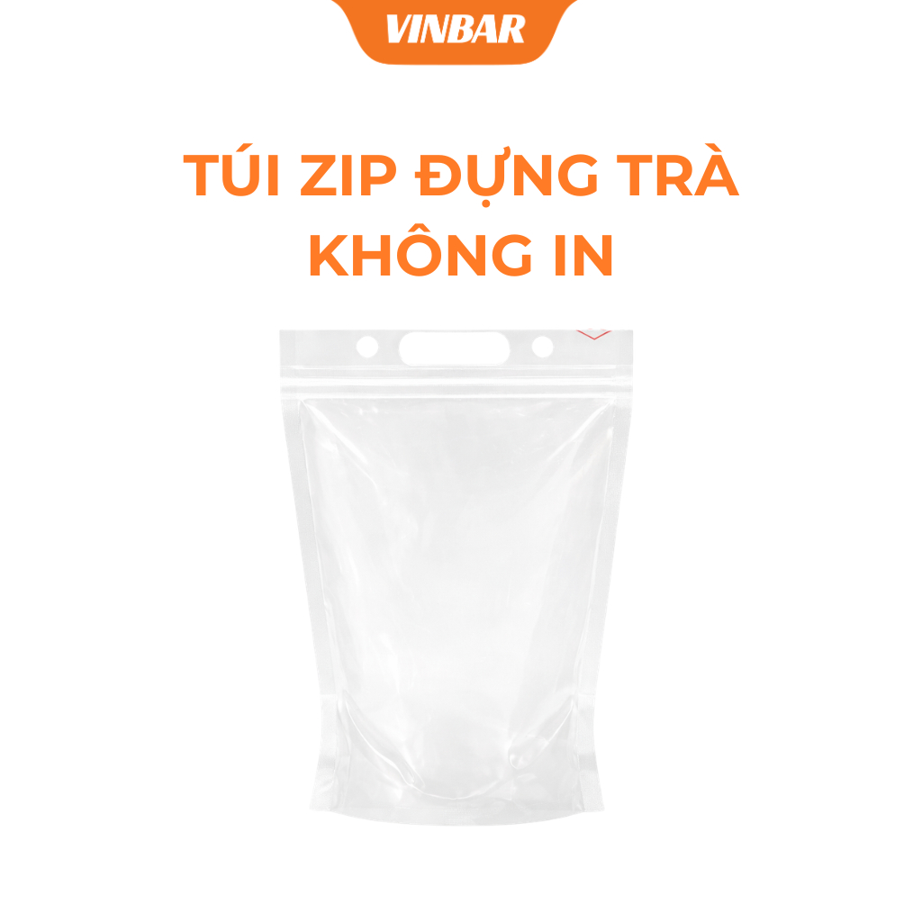TÚI ZIP ĐỰNG TRÀ KHÔNG IN 500ML SIZE 15 x 22 cm ( 1KG KHOẢNG 105 CÁI )