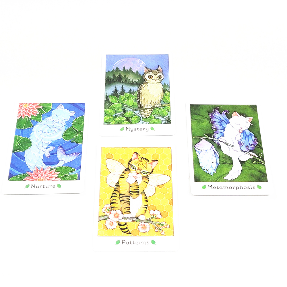Bộ bài Affirmations of the Fairy Cats Deck 41 Lá bài Chú mèo tiên tri chữa lành tâm hồn