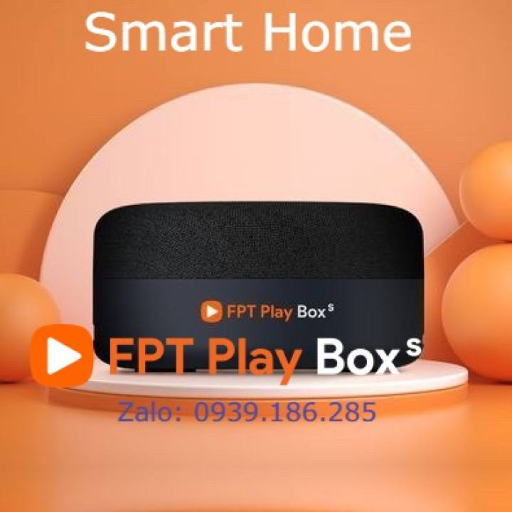 FPT Play Box S 2021 mã T590 Smart Hub trung tâm điều khiển Smart Home - Đầu thu Fpt play box 2021 kết hợp Android TV Box Fpt và loa thông minh điều khiển bằng giọng nói hands free không chạm - Fpt Box S Hàng Chính Hãng