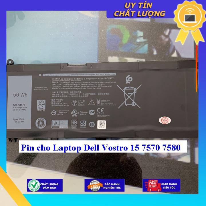 Pin cho Laptop Dell Vostro 15 7570 7580 - Hàng Nhập Khẩu New Seal
