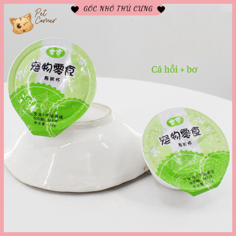 Súp thưởng Pudding dinh dưỡng cho chó mèo