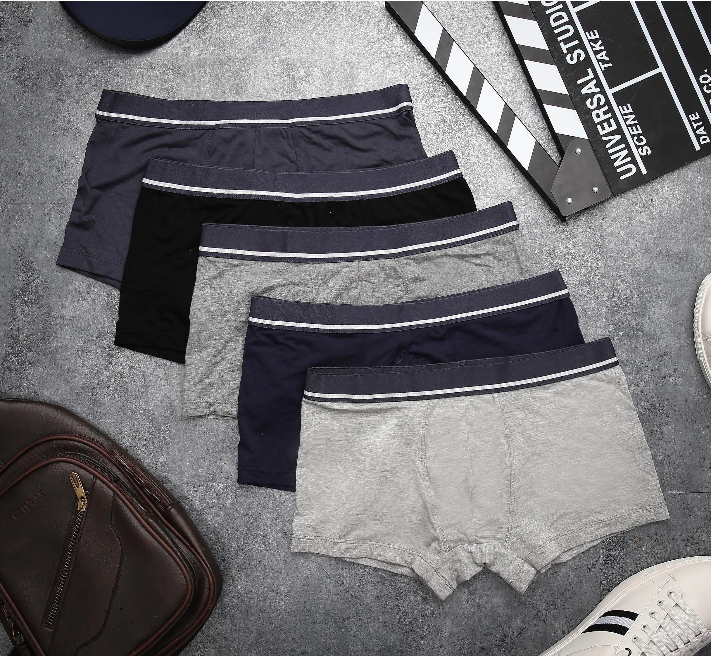 Combo 5 Quần Lót Đùi Nam Boxer Cao Cấp C5BOXER Màu Ngẫu Nhiên