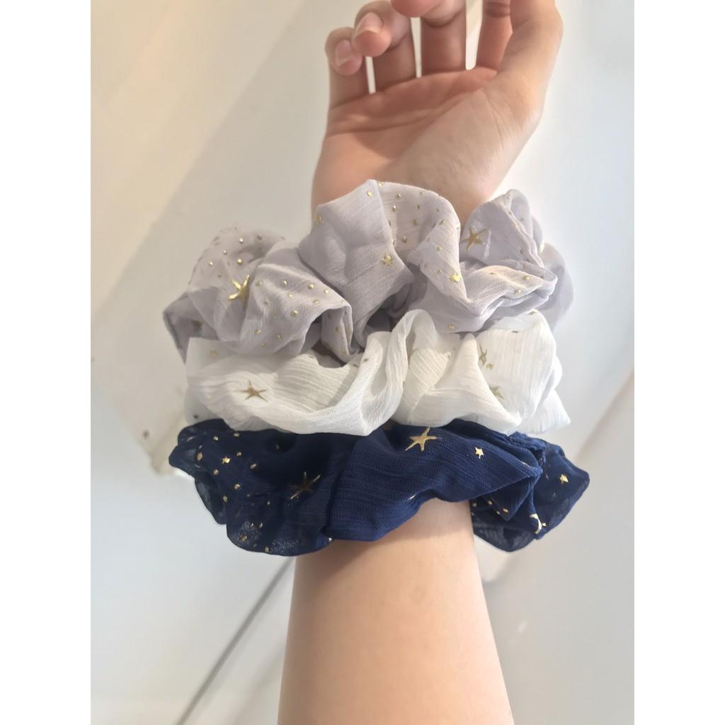 Cột Tóc, Dây Cột SCRUNCHIES Ngôi Sao Nhiều Màu - Mã DT002