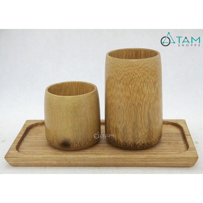 Cốc gỗ tre uống nước đẹp số 71