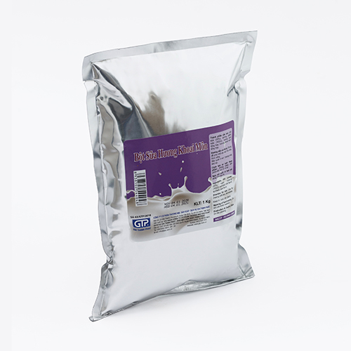 Bột kem béo pha trà sữa hương Khoai môn GTP (1KG) - Thơm ngon tự nhiên - SP Chính Hãng (Bột kem béo hương Khoai môn  GTP cao cấp (1kg/bao))