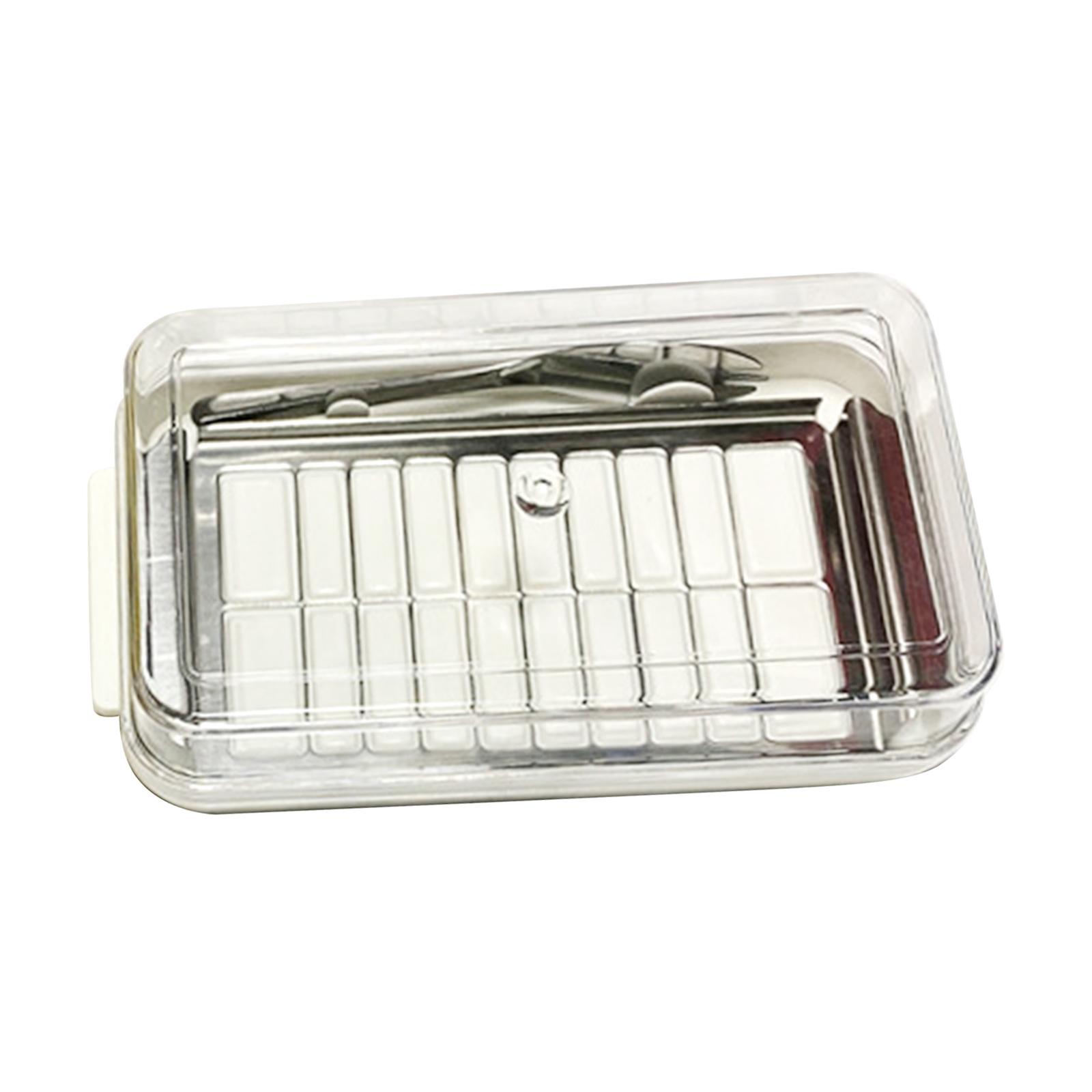 Butter  with Lid Butter Dish Container for Camping Home Countertop
