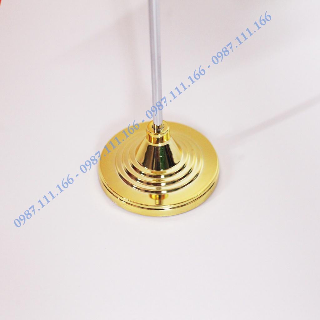Cờ Để Bàn Đế Inox Loại cắm 2 cờ tùy chọn