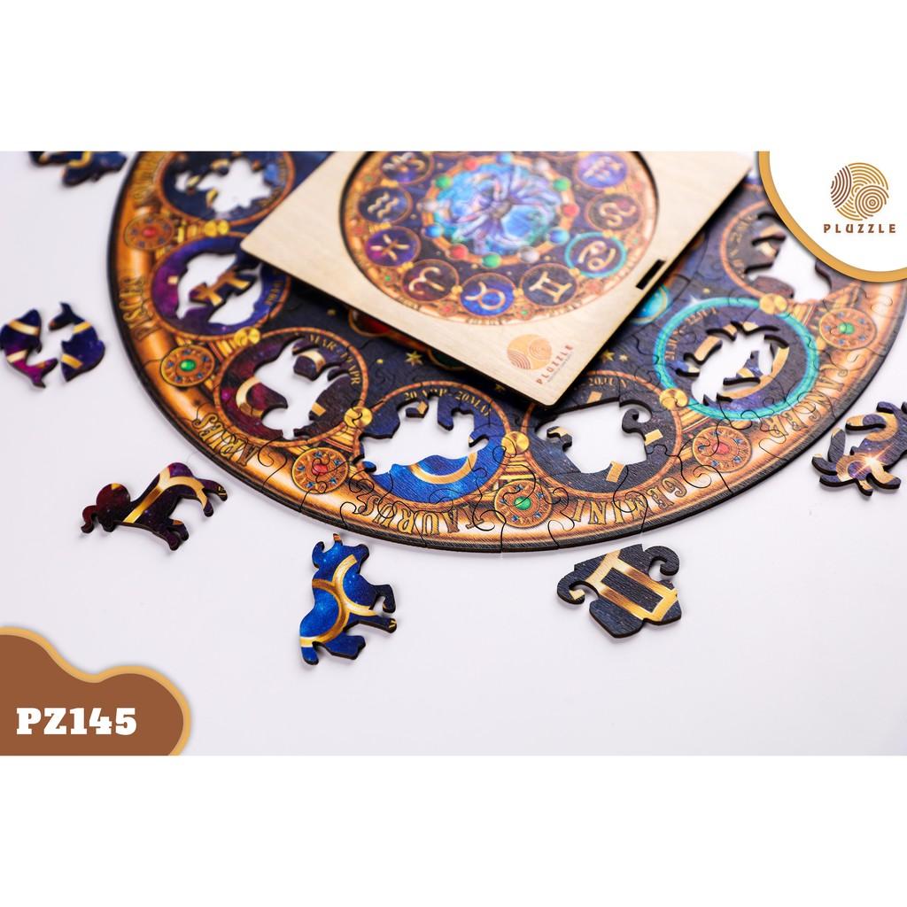 PLUZZLE Bộ xếp hình gỗ thông minh puzzle đồ chơi ghép hình 12 Cung Hoàng Đạo – Cung Cự Giải – PZ145