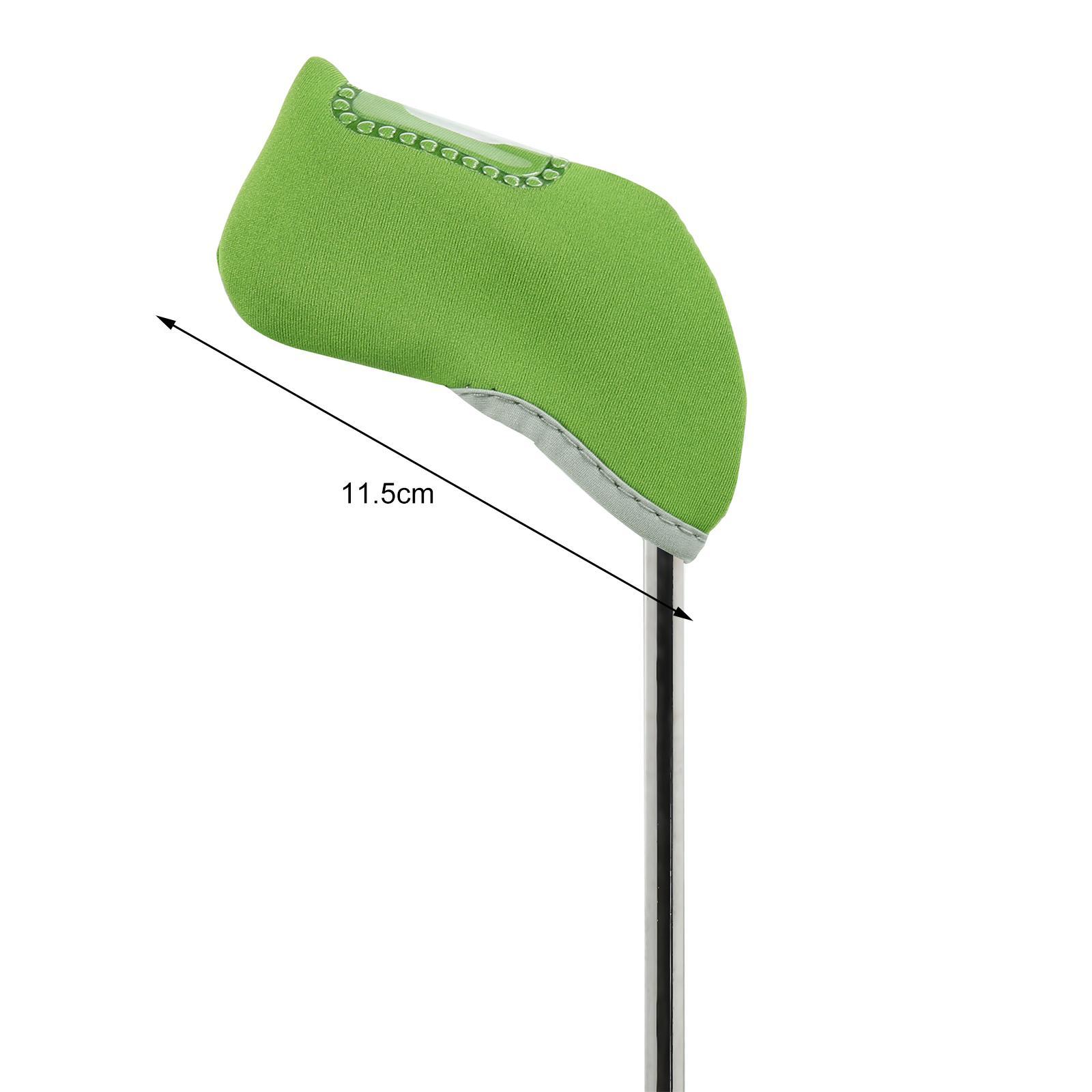 10Pcs Golf Iron Covers Set Golf Club Head Covers for Most Irons Head Display