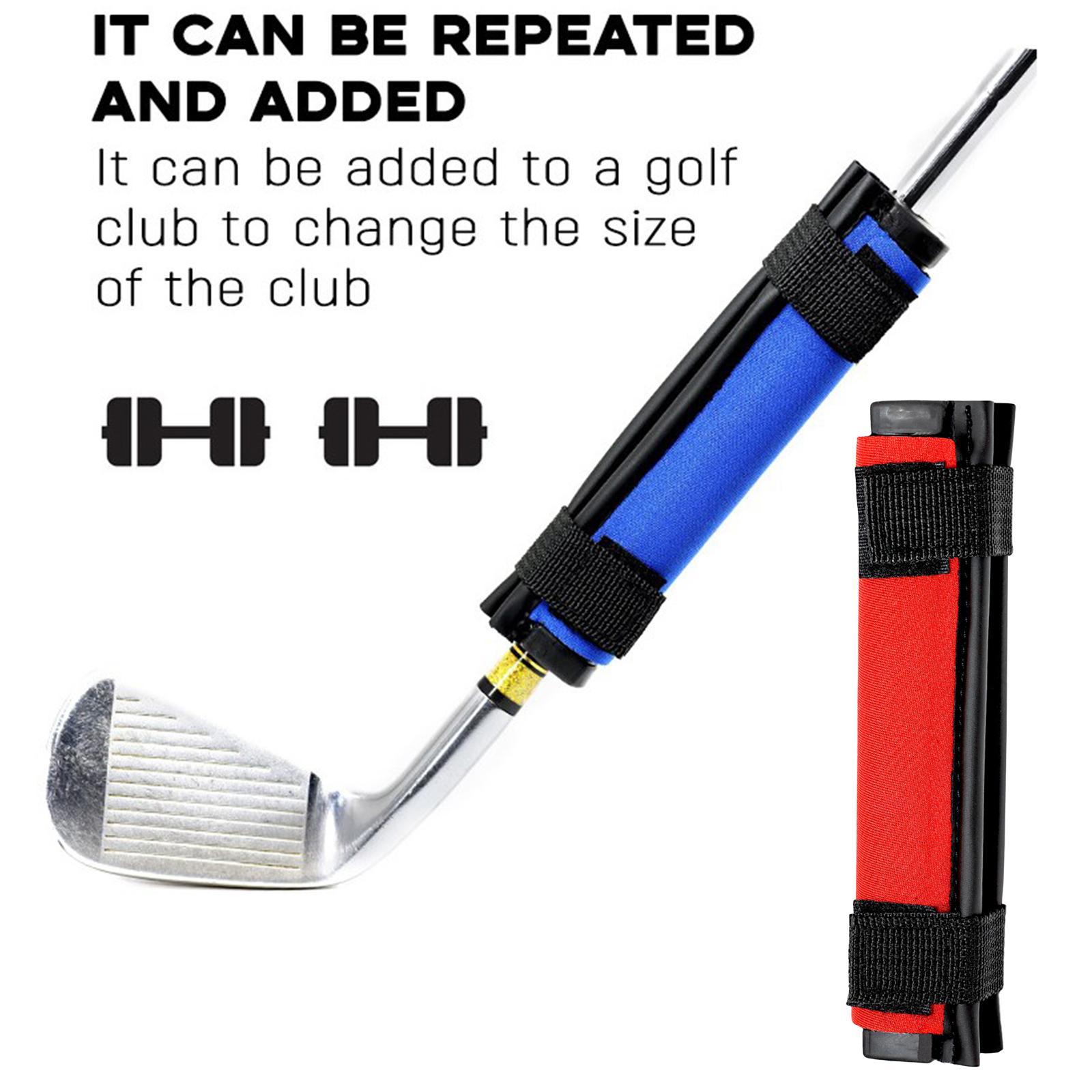 Golf Club Swing Weight Sleeve Golf Accessory Practice Tool Training Aid Red