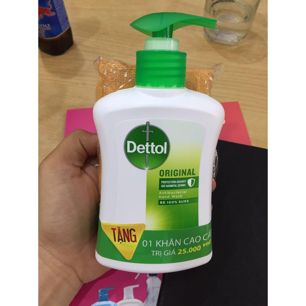 Nước rửa tay diệt khuẩn Dettol - Chai 250ml - Hàng chính hãng DKSH Việt Nam