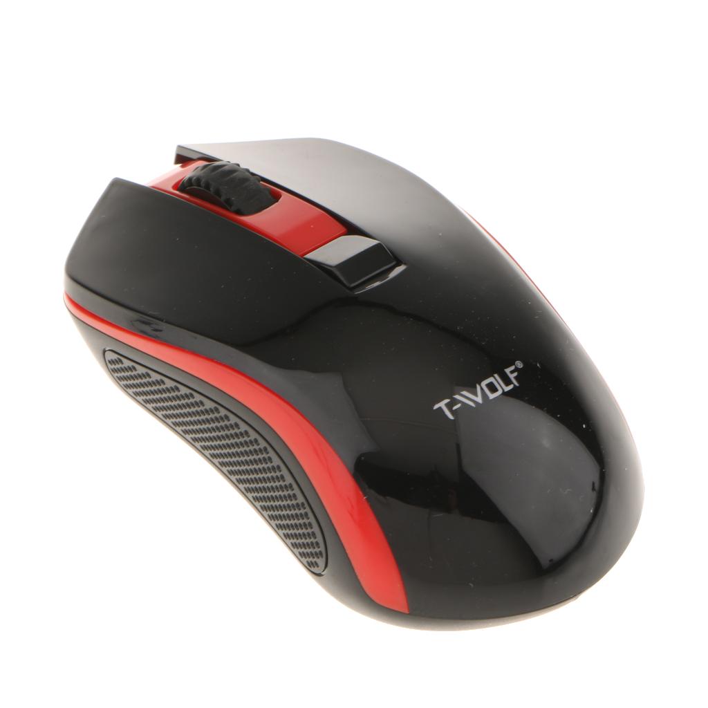USB Wireless Adapter Mouse Cordless Optical Scroll Mouse