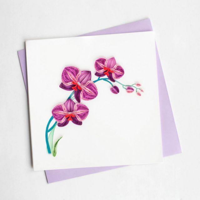 THIỆP QUILLING, thiệp handmade hoa giấy