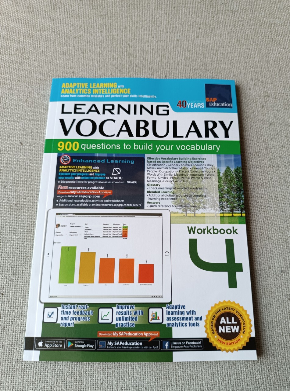 SAP Learning Vocabulary - 6 Books | Bản Nhập Khẩu