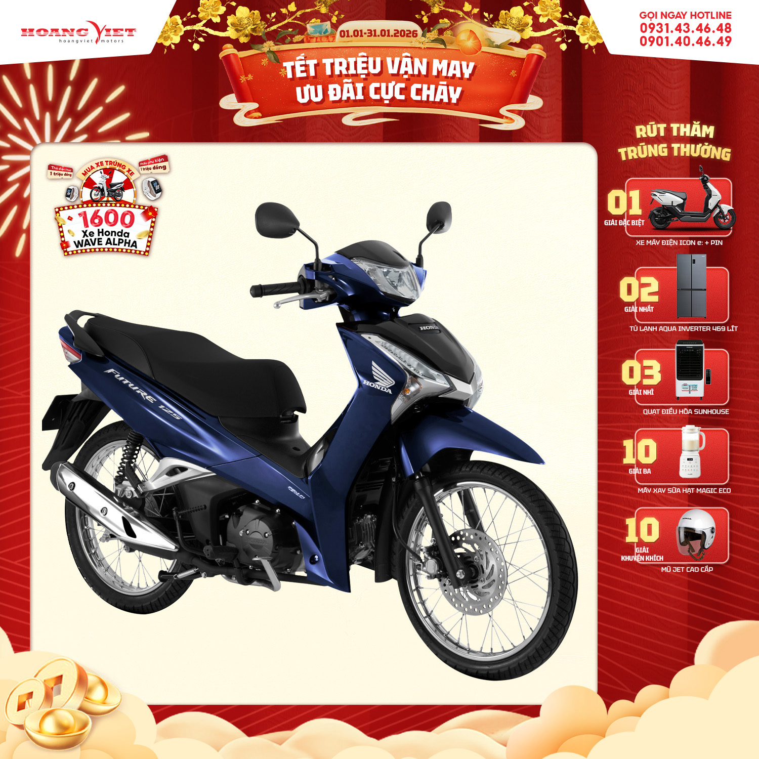 Xe Máy Honda Future 125 FI 2026 - Phiên Bản Tiêu Chuẩn