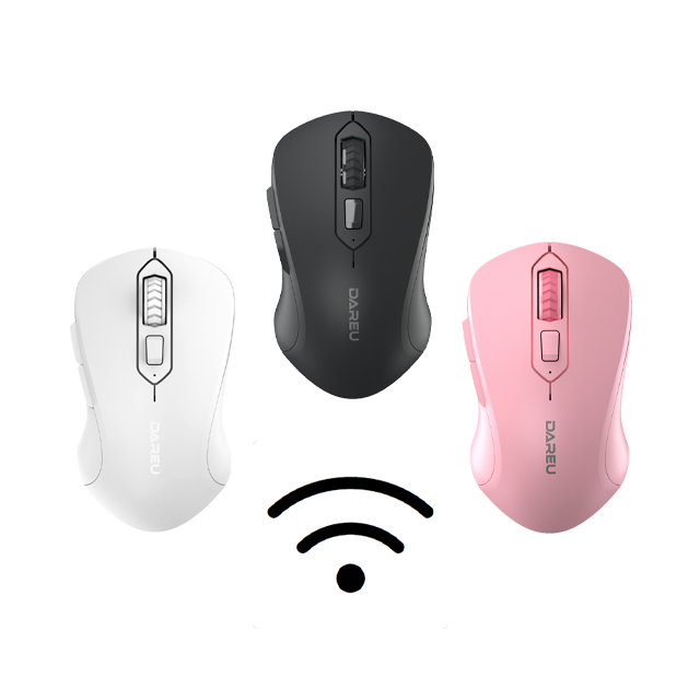 Chuột không dây Bluetooth 5.0 Dareu LM115B + Wireless 2.4GHz ( Silent Switch ) - Hàng chính hãng ( Bảo hành 2 năm