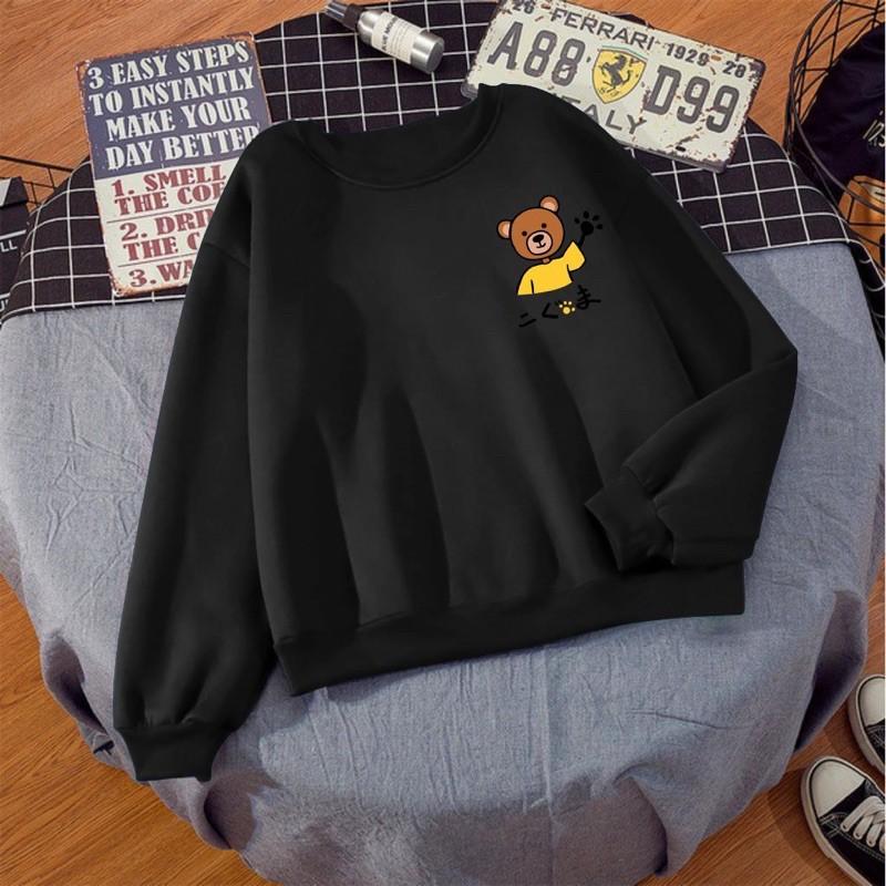 ÁO SWEATER IN GẤU DỄ THƯƠNG