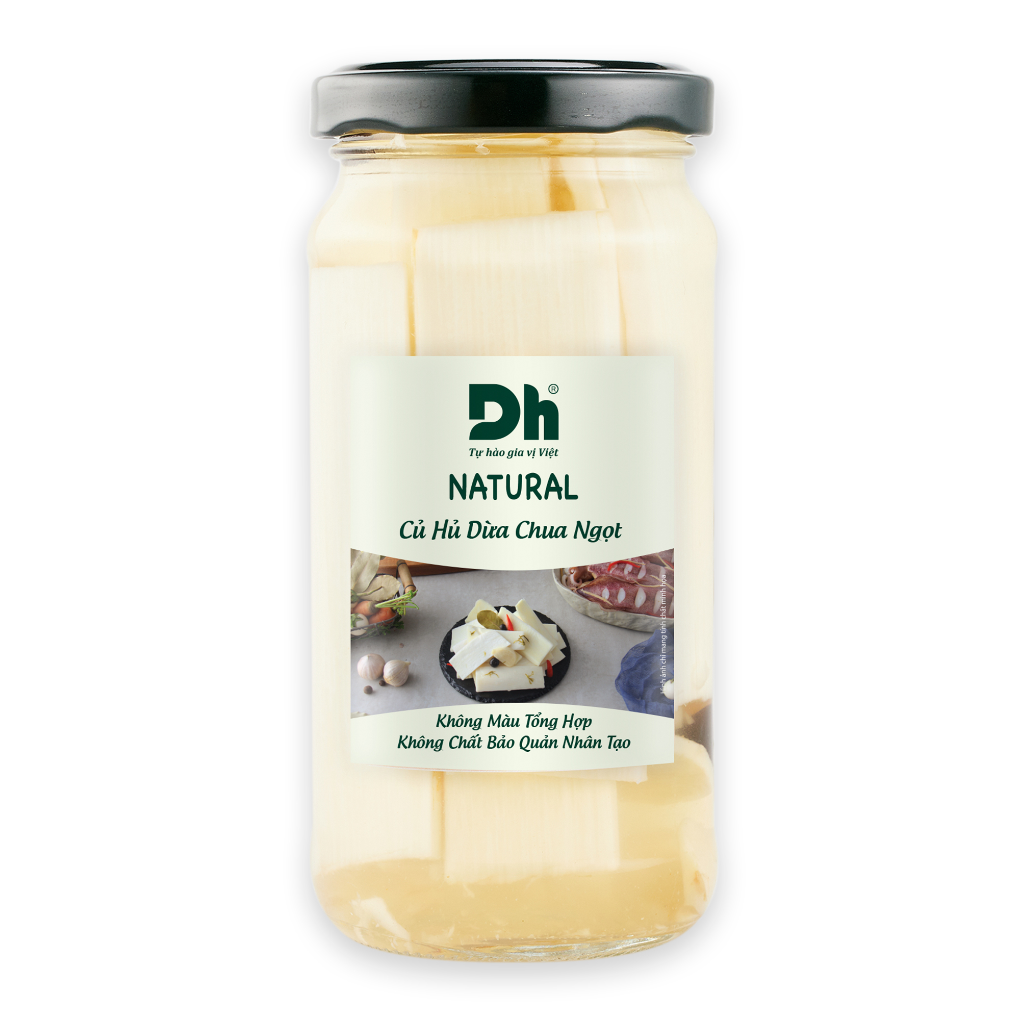 NATURAL Củ Hủ Dừa Chua Ngọt 220g - Dh Foods