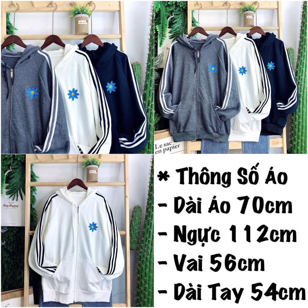 ÁO KHOÁC THUN NỈ NGOẠI THÊU BÔNG CÚC SIÊU XINH