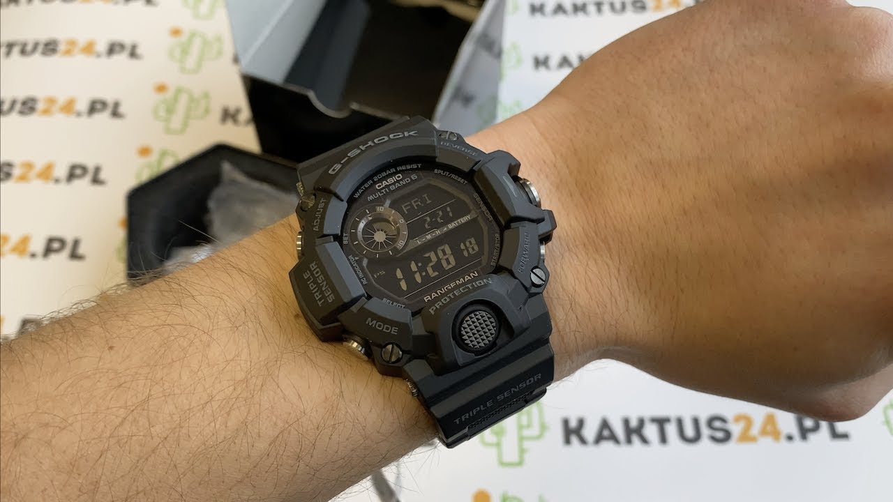 Đồng Hồ Nam Dây Nhựa Casio G-Shock GW-9400-1BDR Năng Lượng Mặt Trời | La Bàn | 3 Cảm Biến: Đo Nhiệt Độ, Đo Áp Suất, Đo Độ Cao | GW-9400-1B