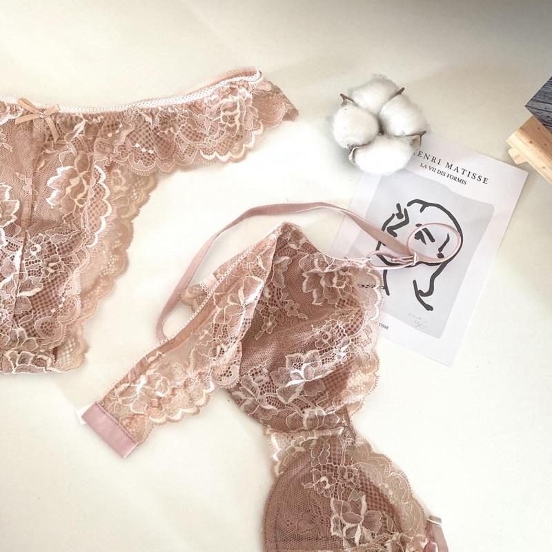 Emily set - set ren gọng cup nhỏ