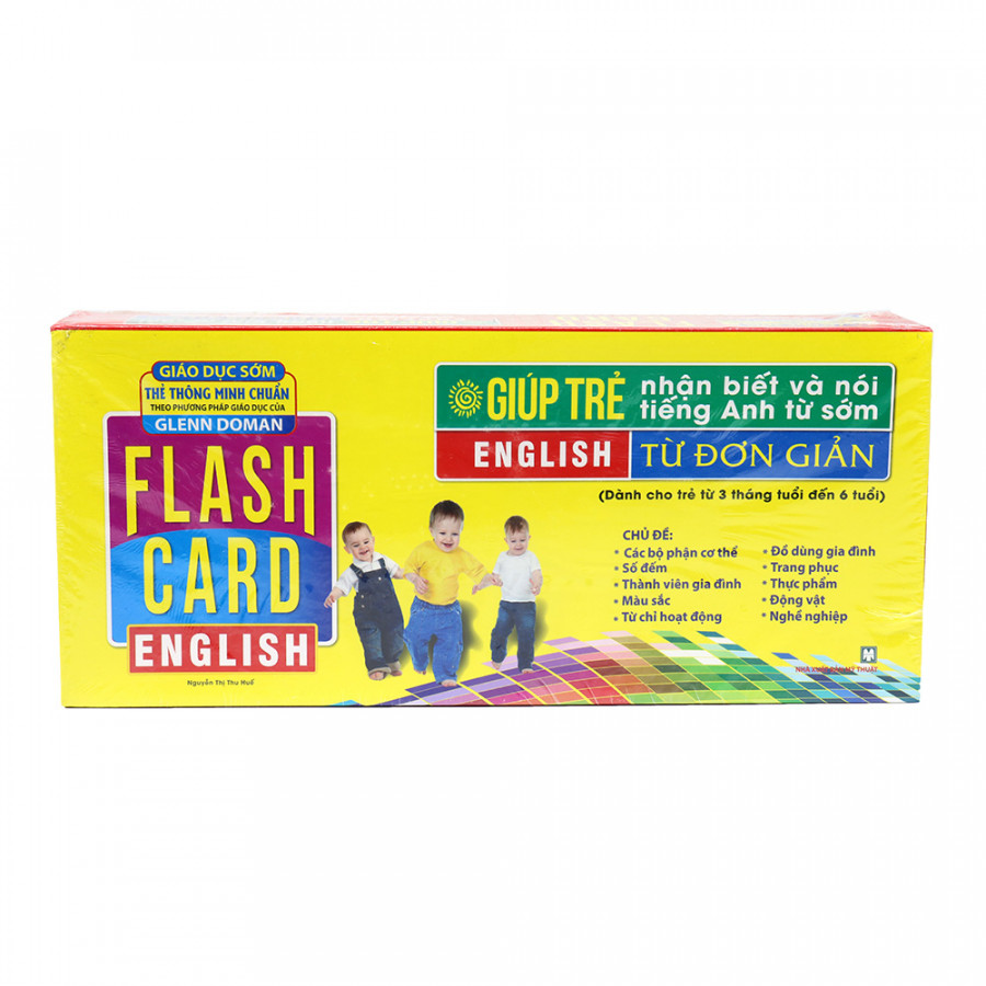 Flashcard English - Giúp Trẻ Nhận Biết Và Nói Tiếng Anh Từ Sớm