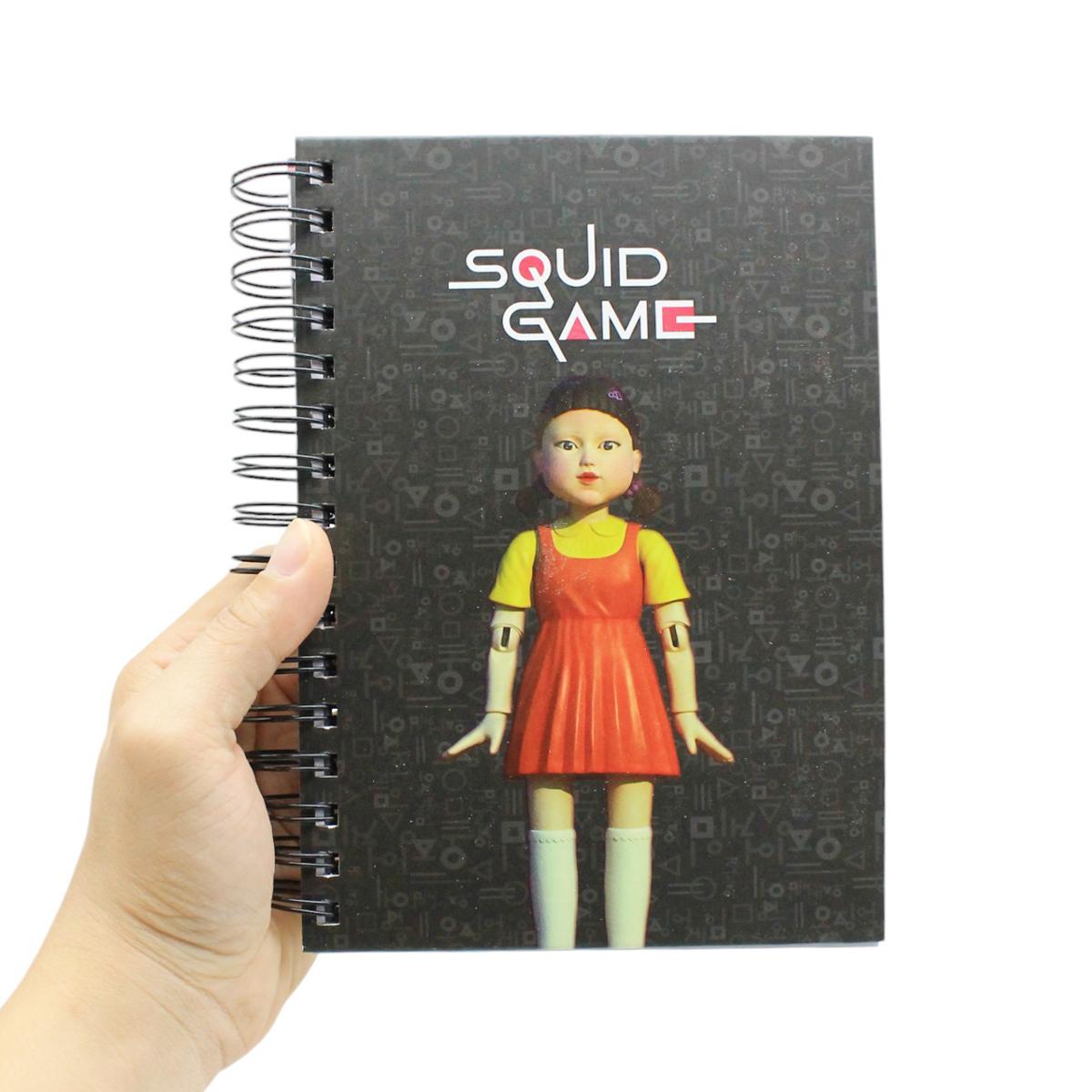 Sổ Lò Xo Squid Game - Ô Vuông - 120 Trang 90gsm - Main Paper NFJC022-01