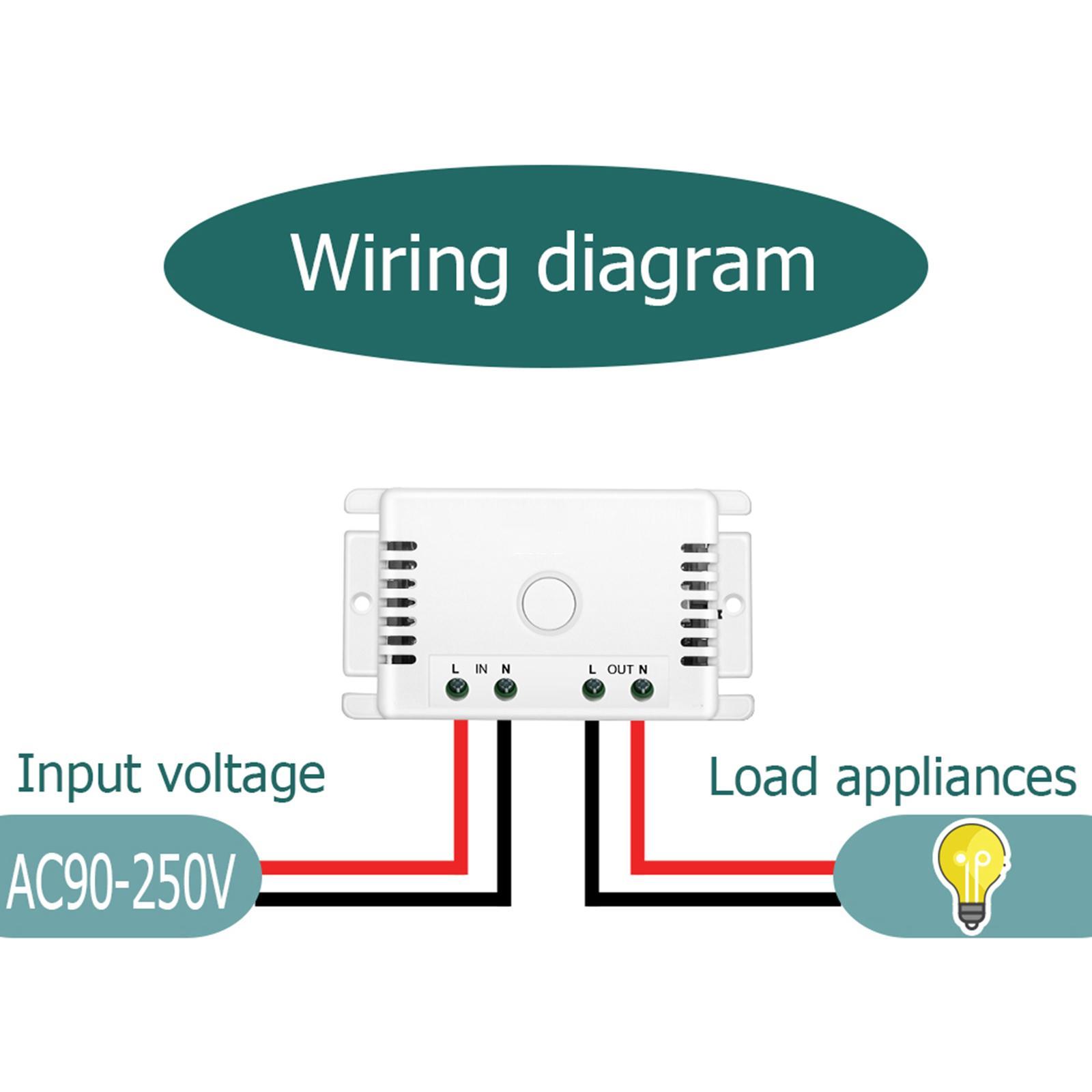 Wireless Digital Remote Control Switch 433MHz for Household Appliances