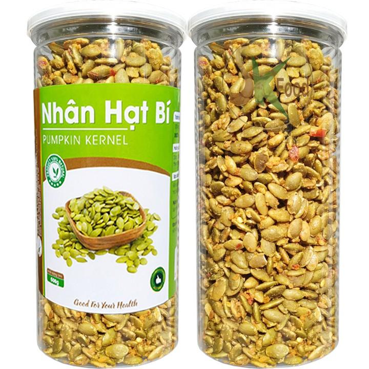 1kg nhân hạt bí rang tỏi ớt giòn ngon hiệu SK FOOD