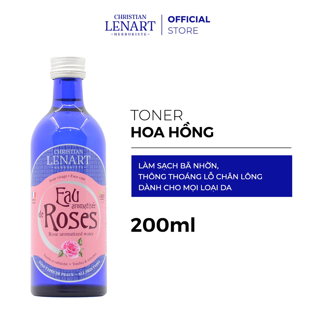 Toner Hoa Hồng Christian Lenart (200ml)