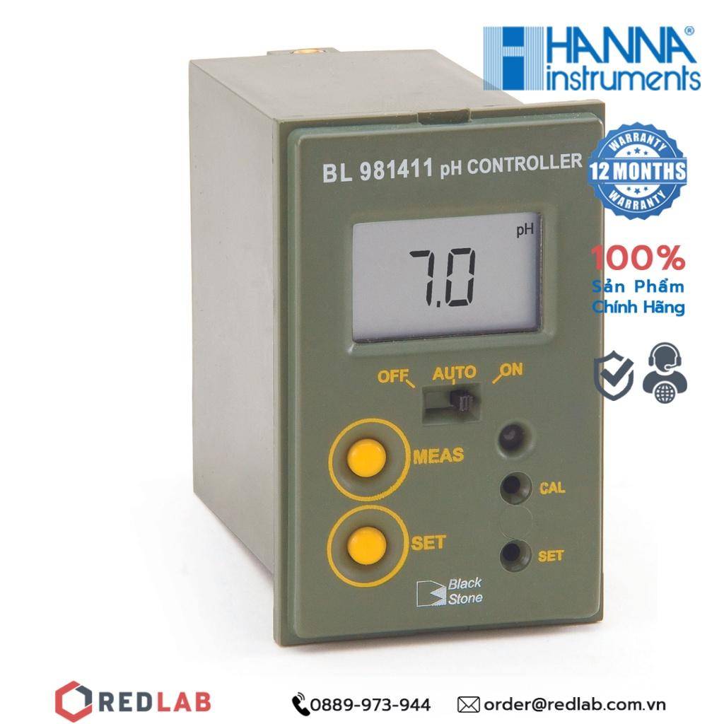 Màn Hình Đo Và Kiểm Soát pH Liên Tục Điều Khiển 1 Bơm BL981411-1