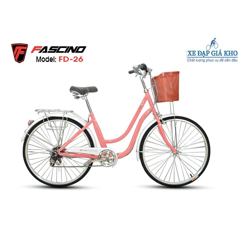 Xe Đạp Phổ Thông 26 INCH FASCINO FD26 – Cafe